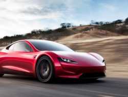 Tesla показала сверхбыстрое ускорение суперкара Roadster на видео