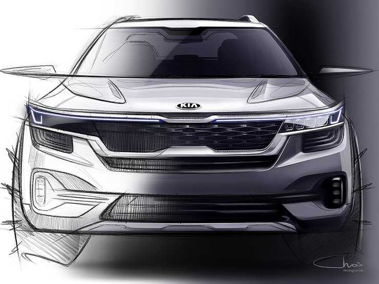 KIA показал тизер нового кроссовера для России