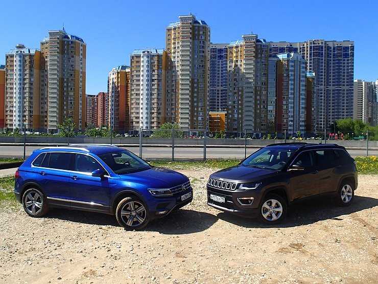 Турист и бродяга: сравнительный тест-драйв Volkswagen Tiguan и Jeep Compass