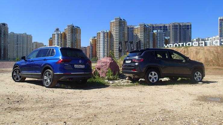 Турист и бродяга: сравнительный тест-драйв Volkswagen Tiguan и Jeep Compass