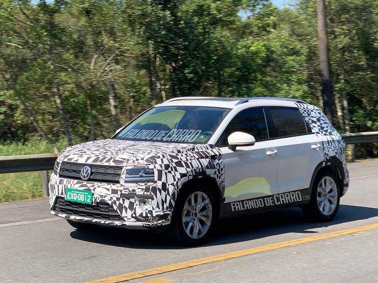 Новейший кроссовер Volkswagen для России замечен на тестах