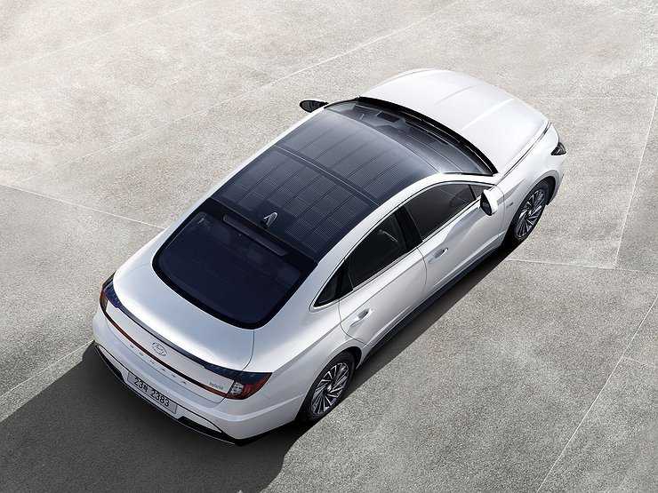 Корейцы представили Hyundai Sonata на солнечных батареях