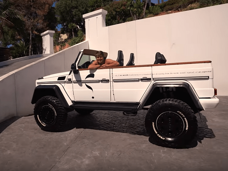 Продается уникальный Mercedes-Benz G500 4x4² кабриолет
