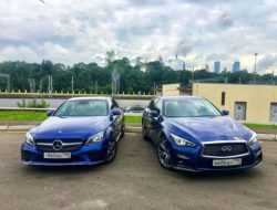 Перетягивание кошелька: сравнительный тест Mercedes-Benz C-класса и Infiniti Q50