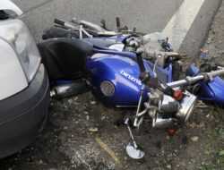 В России увеличилось количество аварий с участием мотоциклистов