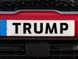 В Швеции отказались выдавать автомобильный номер с надписью Trump