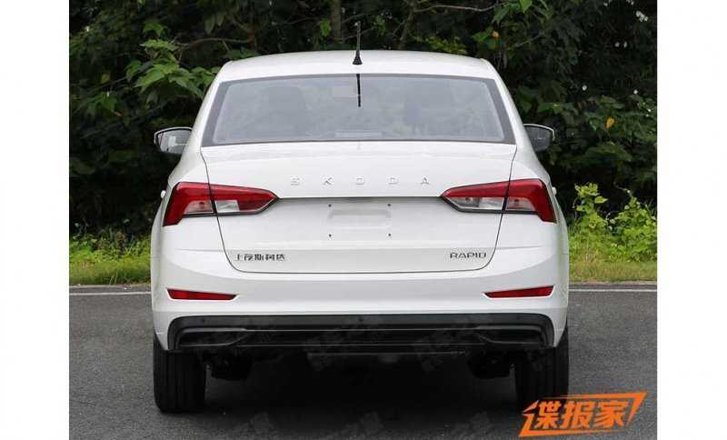  Обновленный седан Skoda Rapid получил внешность в стиле хэтчбека Scala 