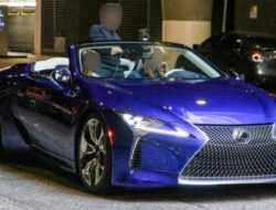 Серийный кабриолет Lexus LC рассекретили перед премьерой