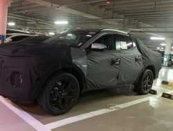 Серийная версия первого пикапа Hyundai впервые замечена на тестах