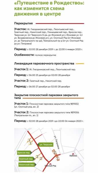 Тверская, Моховая, Охотный Ряд и другие улицы, которые закроют для машин