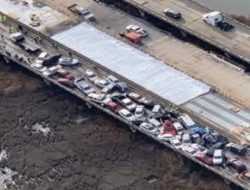 В США в аварию попали 69 автомобилей