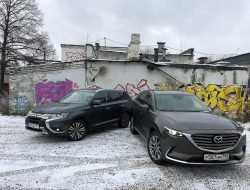 Меряемся креслами: сравнительный тест-драйв семиместных Mitsubishi Outlander и Mazda CX-9