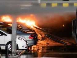 На подземной парковке в Норвегии сгорело более 300 автомобилей