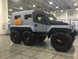 Трехосный русский вездеход получил новый прочный кузов