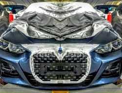 Новую BMW 4-Series сфотографировали с огромными «ноздрями»