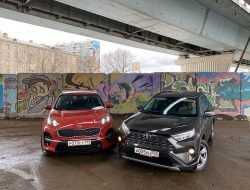 Японские роллы или корейские кимбап: сравнительный тест-драйв Toyota RAV4 и KIA Sportage