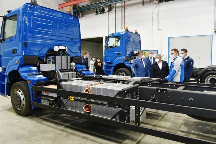 КамАЗ собирается выпустить свой первый грузовик на батарейках