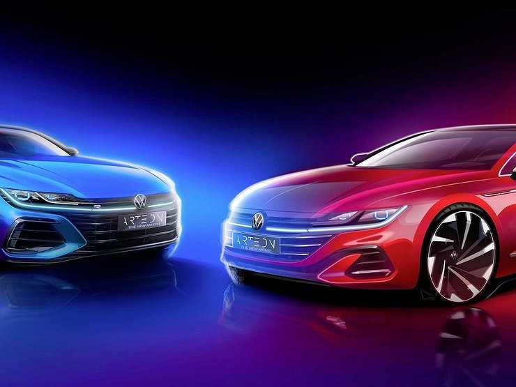Обновленный Volkswagen Arteon стал универсалом и получил мощный мотор