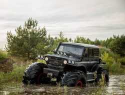 «Бигфут» на базе УАЗа: первый тест-драйв вездехода «Ермак»