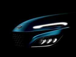Hyundai показал тизеры рестайлингового кроссовера Kona