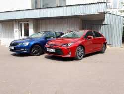 Сравнительный тест-драйв Skoda Octavia и Toyota Corolla: не багажником единым