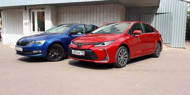 Сравнительный тест-драйв Skoda Octavia и Toyota Corolla: не багажником ...