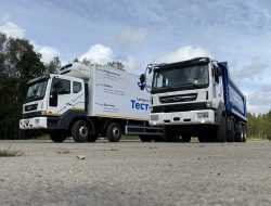 В России начались испытания необычного грузовика Daewoo Novus