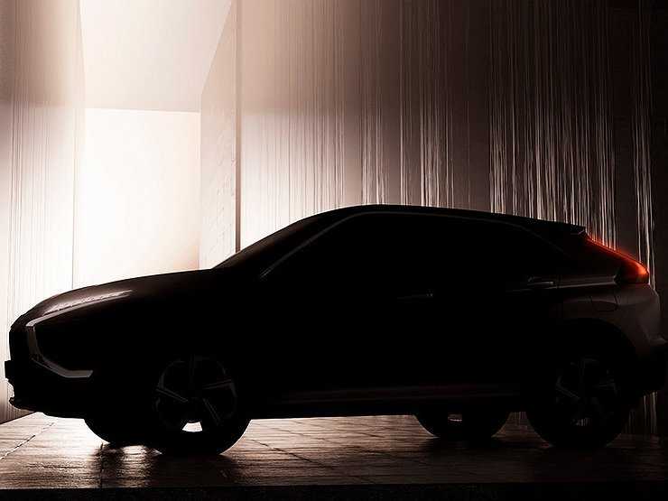 Опубликовано первое фото обновленного кроссовера Mitsubishi Eclipse Cross