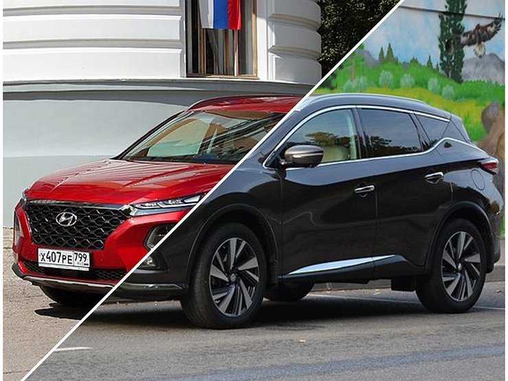 Чей клюв толще: сравнительный тест Nissan Murano и Hyundai Santa Fe