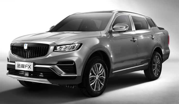 Из кроссовера Geely Atlas скроили пикап