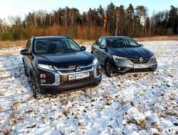 Меряемся приводами: сравниетльный тест-драйв Renault Arkana и Mitsubishi ASX