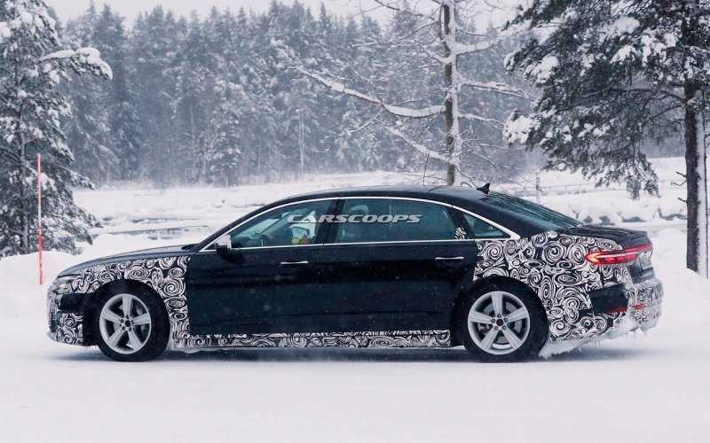 Audi вывела на тесты сверхроскошную версию A8. Фото