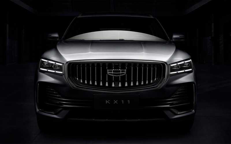 Geely рассекретила дизайн своего нового кроссовера