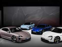 Начальный Porsche Taycan добрался до Европы