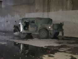 Угнанный с военного склада вездеход Humvee нашли в реке Лос-Анджелес