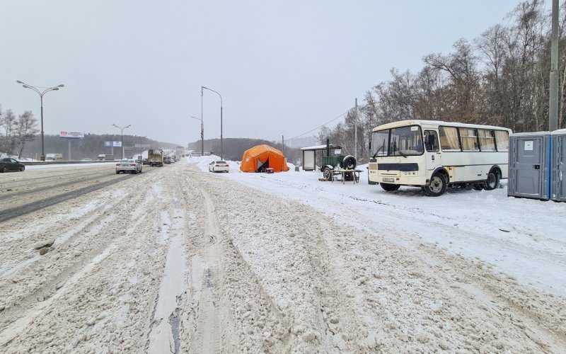 Власти Москвы похвалили дальнобойщиков за «самоорганизацию» на дорогах