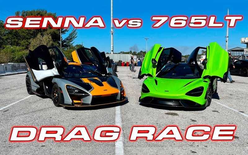 
            Два сверхмощных McLaren сразились в дрэге. Видео
        