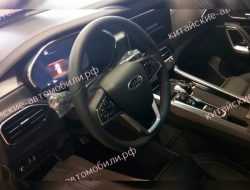 Появился снимок салона нового кроссовера JAC для России