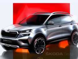 Skoda раскрыла дизайн нового компактного кроссовера