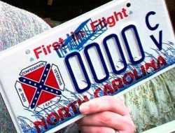 В южном штате США запретили символ Конфедерации на автомобильных номерах