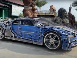 В Таиланде собрали Bugatti Chiron из кусков металла