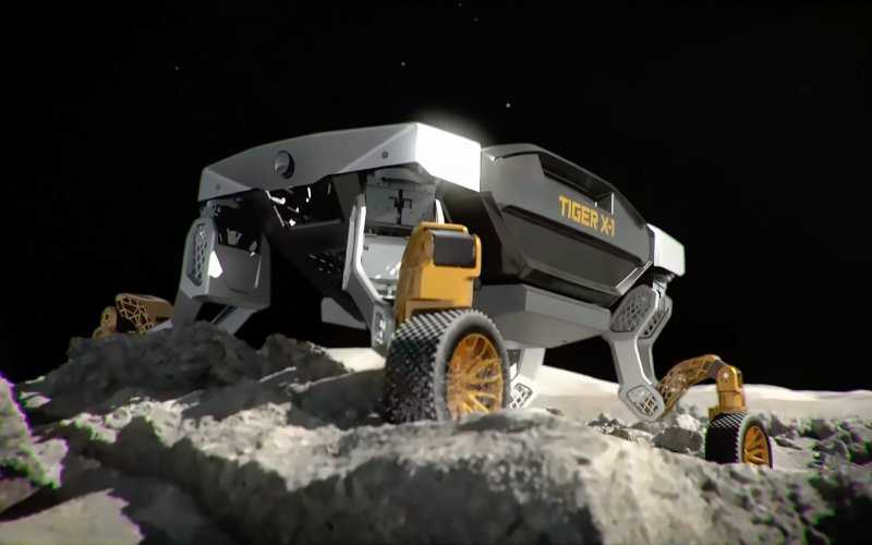 Hyundai показал шагающий автомобиль для космических исследований