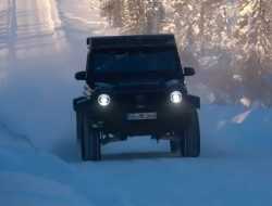 Экстремальную версию внедорожника Mercedes G-Class показали на видео