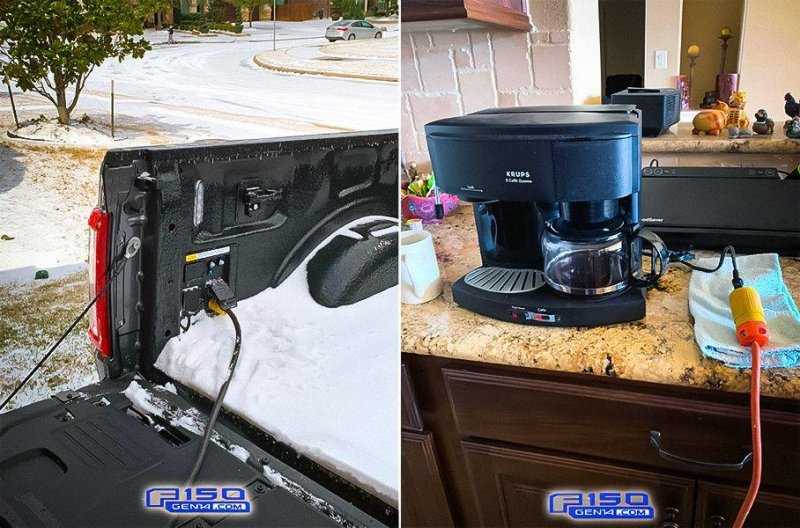 Гибридные Ford F-150 спасают американцев во время отключения электричества