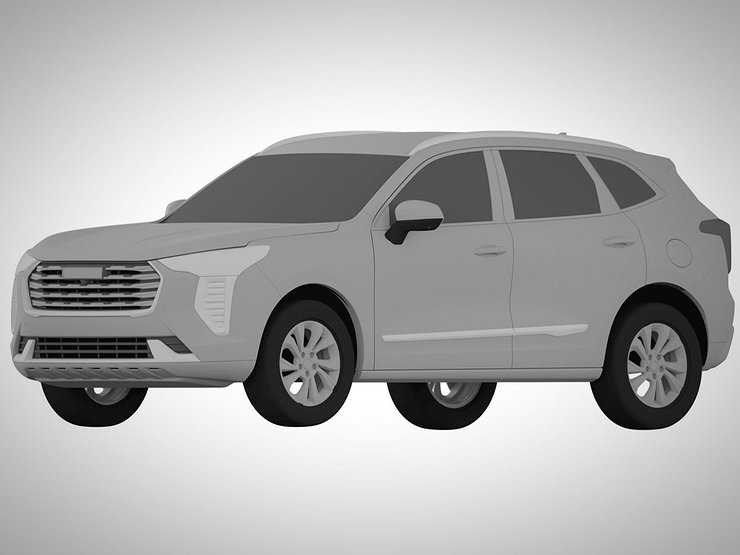 Haval запатентовал в России внешность новейшего кроссовера First Love