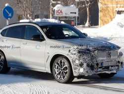 Обновленный кроссовер BMW X4 замечен на тестах