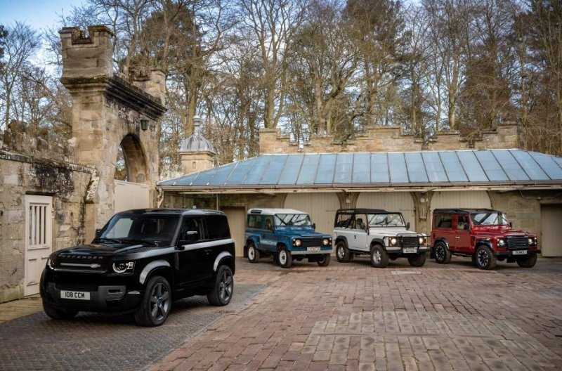 Представлен Land Rover Defender с двигателем V8