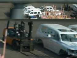 В Японии сфотографировали кузов и шасси нового Land Cruiser 300