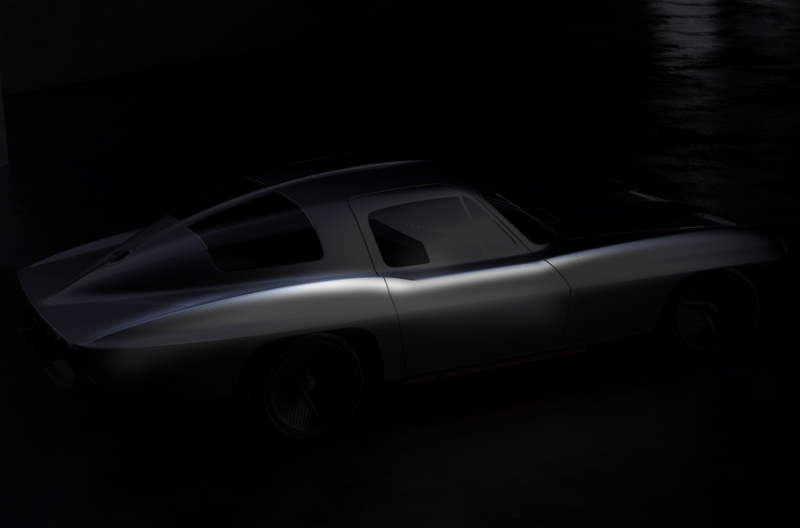 Винтажный Chevrolet Corvette Sting Ray превратят в 1200-сильный электромобиль