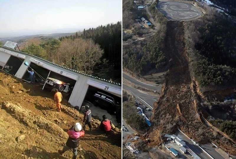 Землетрясение в Японии уничтожило знаменитый гоночный автодром вместе с машинами